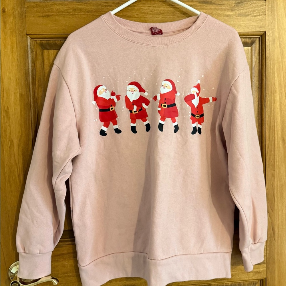 Pink Santa Dance Sweatshirt